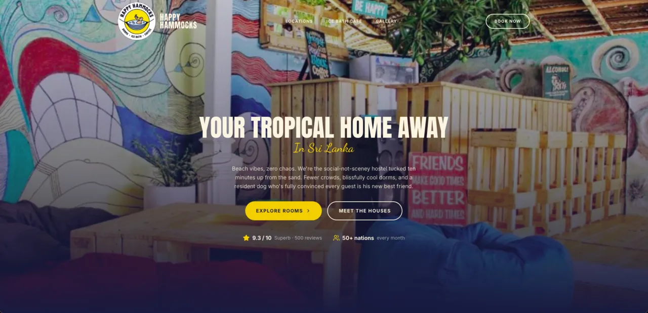 Happy Hammocks online store designed and built by GroundUp